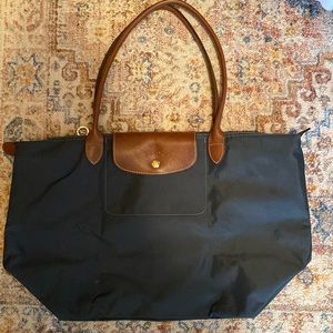 Longchamp navy blue purse